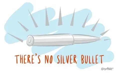 No silver bullet - Visual Thinkery - Stories and Cartoons
